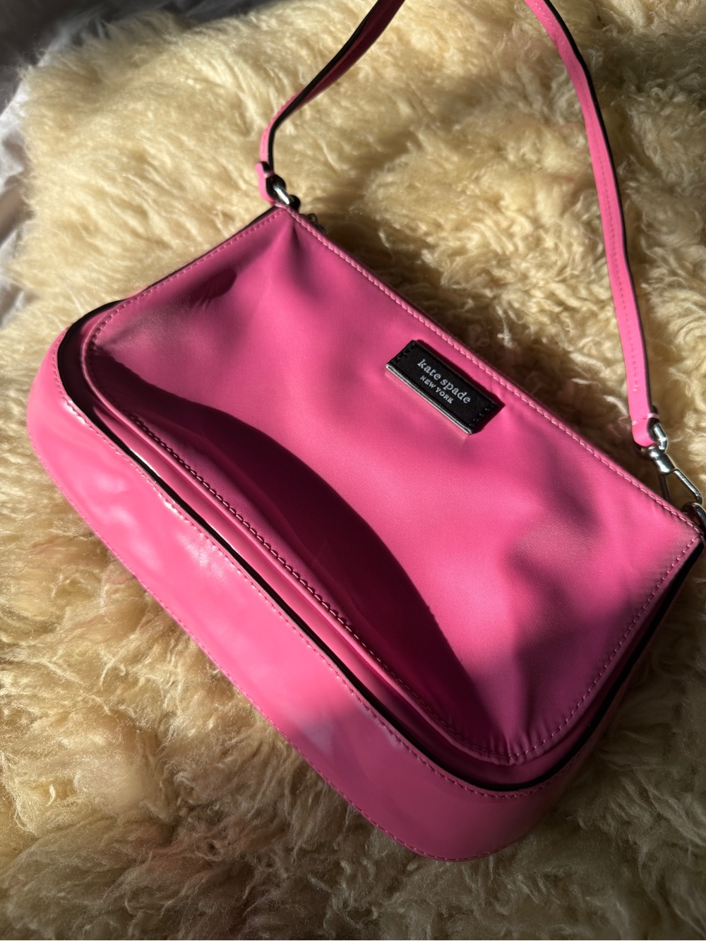Kate Spade New York Sam Icon Nylon Mini Pouchette Bag